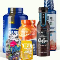 Custom Logo Shrink Sleeve, Brand identity wrap