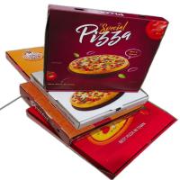custom printed pizza boxes, Full-color food-safe board