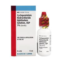 Cyclopentolate Hydrochloride Eye Drops, Anticholinergic