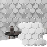 Designer Hexagon Mosaic 3d walll tile, mosaic ceramic Image
