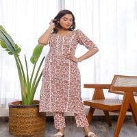 Trendy Ethnic Kurta Pant Set Designer Off White Kurta Sets