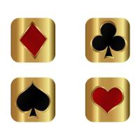 Diamond Gold Playing Card