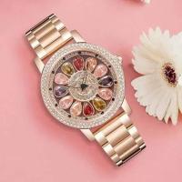 Diamond Stylish Wrist Watches, Buckle clasp type