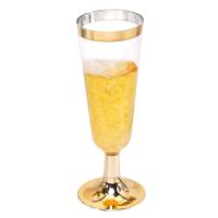 disposable glassware, Gold Glitter, Durable, perfect