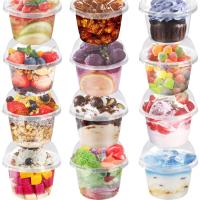 disposable parfait cups, Crystal Dessert, Transparent