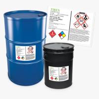 Drum Barcode Labels, Outdoor chemical storage usage