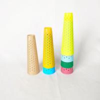 Dyeing Perforated Cones