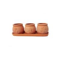 Earthenware planters