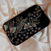 Embroidered Clutch Bag