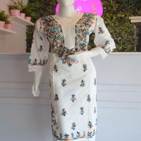 Embroidered Kurtis Cotton