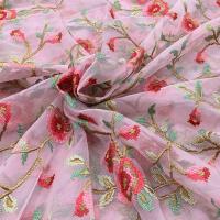 Embroidered Organza Fabric