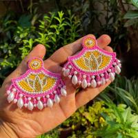 Embroidery Fashion Earring Image