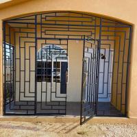 Entrance Door Grill, Lockset and deadbolt, finished