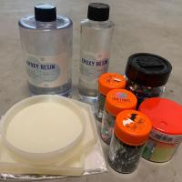 Epoxy Resin Set, Pure transparent color components