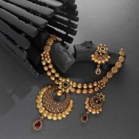 Ethnic Gold Necklace Set