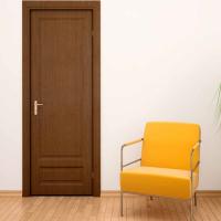 Exterior Wooden Laminated Doors, Modern design