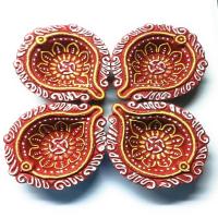 Fancy Clay Diya