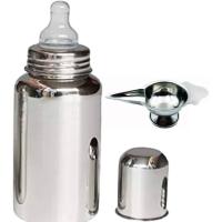 Feeding Stainless Steel Bottle, 8 x 5 x 8 cm dimensions