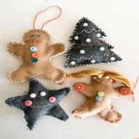 Felt Christmas Ornaments