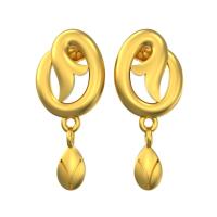 Female Gold Earring