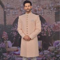 Festive Peach Sherwani