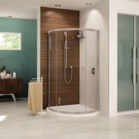 Fixed Glass Shower Partition, Rectangle shape, suitable