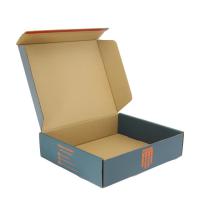Flat Box Printed Corrugated Box, Single-wall structure