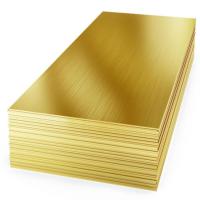 Flat Rolled Brass Sheet, Cold or hot rolled, flattened