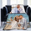 Fleece Photo Blankets Personalized bedding type Image