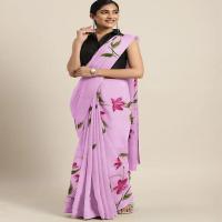  Floral Hand Printed Saree