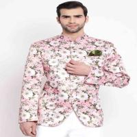 Multicolored Part Wear Floral Print Mens Blazer Online