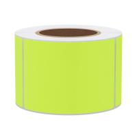Fluorescent Barcode Label Roll, Neon yellow color Image