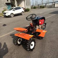 Four Wheel Power Tiller, Handle was detachable