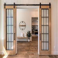 French Double Door Sliding, Classic look, large glass