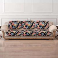 Fusion Velvet Sofa Cover, Breathable & long-lasting