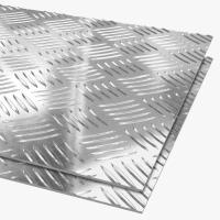 Galvanised MS Chequered Plate, Strong and long-lasting Image