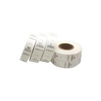 Garments Barcode Label, Paper material, glossy finish