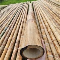Giant Bamboo Sticks, Round shaped, green color