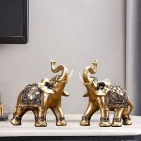 Golden Elephant Statue