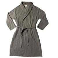 Gray Cotton Bath Robe