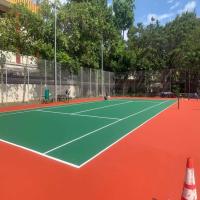 Green Badminton Court Flooring