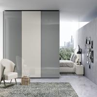 Grey Glossy Wardrobes, Maximising space, cornice profiles