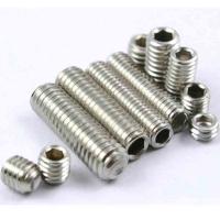 Stainless Steel Cup Point Screw Grub Manufacturer, Supplier