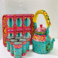 Hand Painted Kettle Set