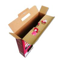 Handled Printed Corrugated Box, Die-cut handle slots