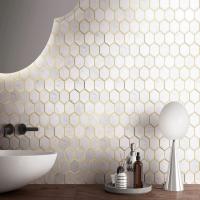 Hexagon 3d wall Tile, Honeycomb relief pattern