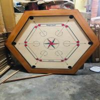 Hexagon Carrom Board 