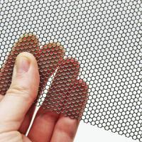Hexagonal SS Perforated Sheet, Matte, satin finish