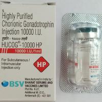 Hucog 10000 Hp Injection, Chorionic gonadotropin dose Image