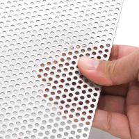 Indoor SS Perforated Sheet, Fine hole mesh type Image